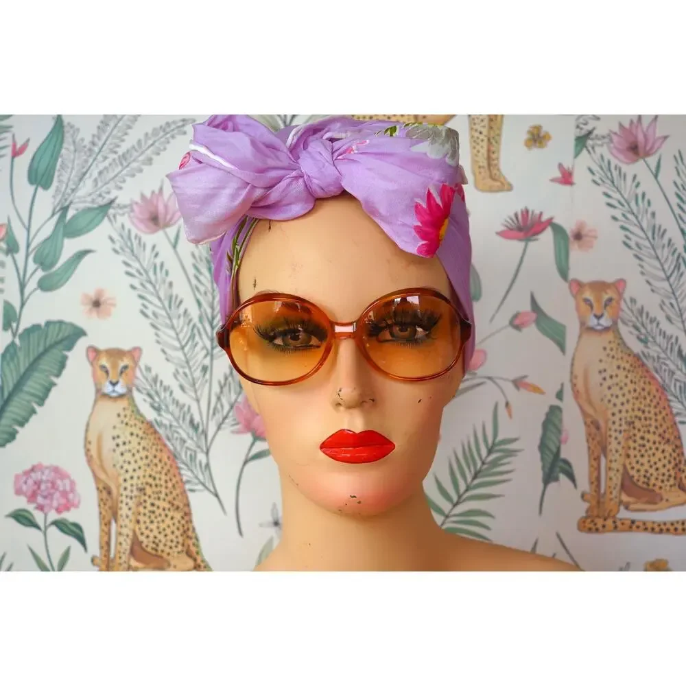 1970s Vintage Shuron Sunglasses USA Glam Retro Grandma Chic Beach Festival